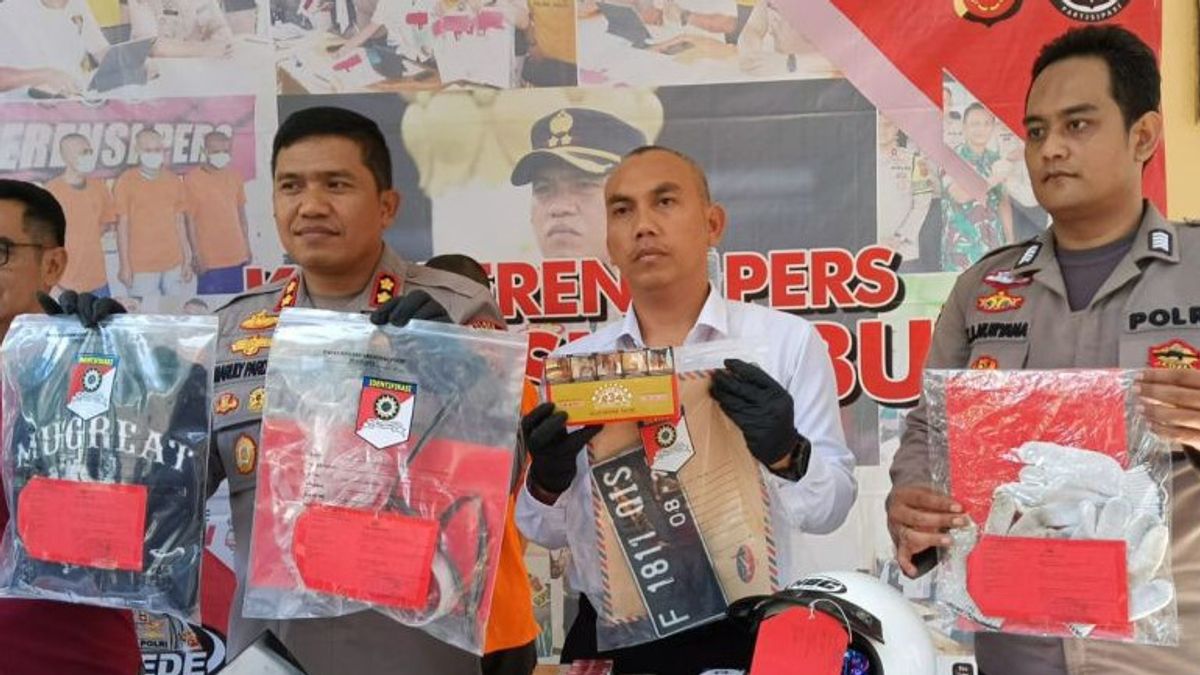 The Rp30 Million Money Robber Who Was Also Aniaya, A Minimarket Cashier In Sukabumi, Was Arrested By The Police