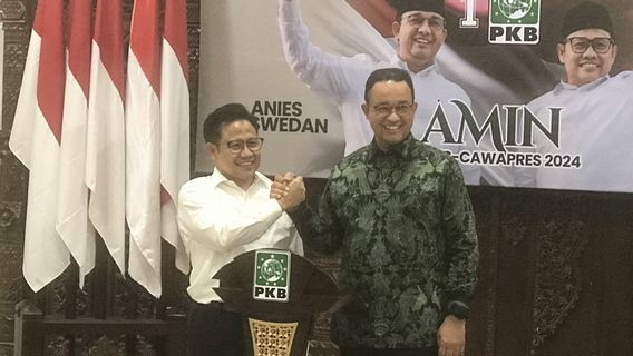 PKB总部会见,Anies-Cak Imin讨论了2024年总统大选获胜的技术愿景和愿景