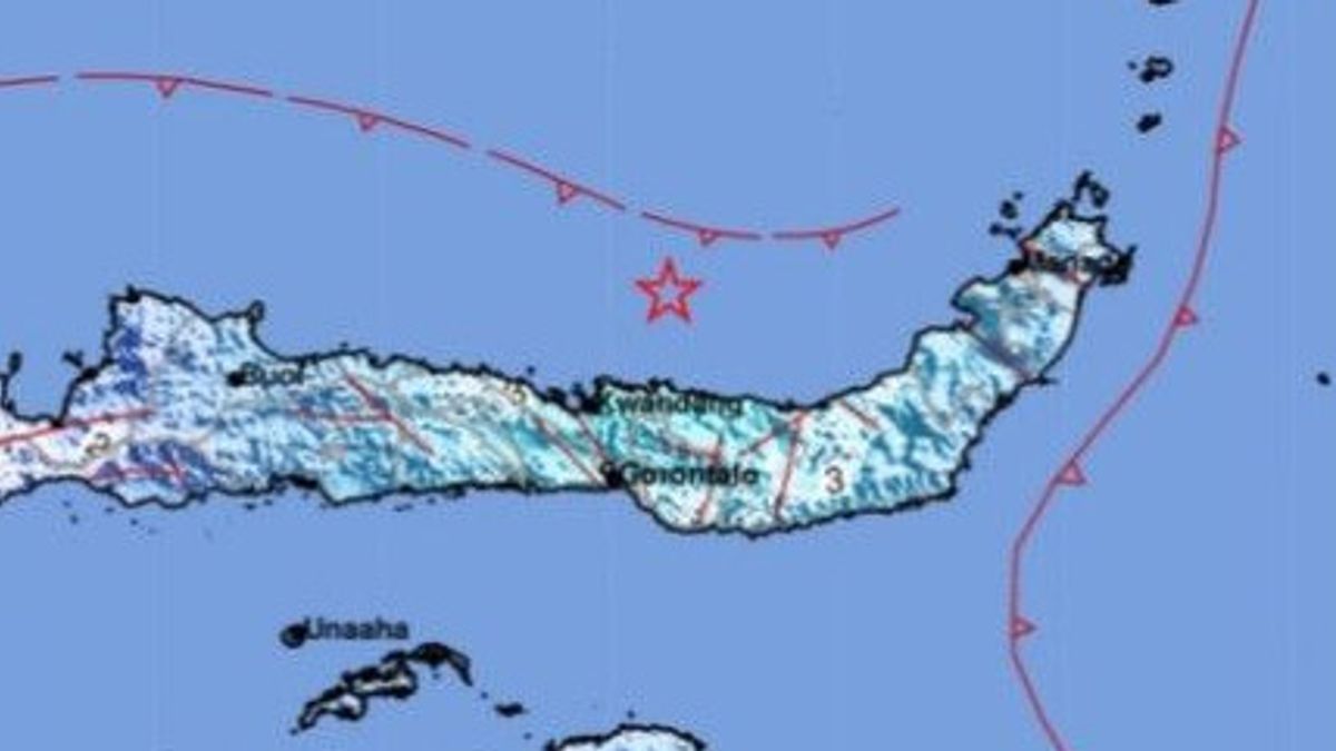 Gempa Bumi Magnitudo 5,4 Goyang Gorontalo Utara, Dampak Kerusakan Belum Dilaporkan