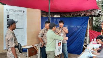 Again, Voting Pilkades In Tangerang, Mysterious Smoke Suddenly Appears From The Voice Box