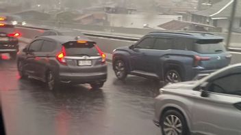 Heavy Rain, Exit JLNT Antasari Traffic Jam