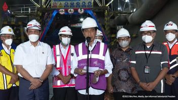 Construction Du Tunnel 2 KCJB Slow, Jokowi: Faut Faire Preuve De Prudence