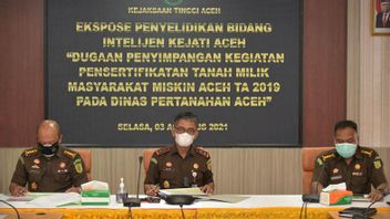 Kejati Aceh Usut Corruption Achat De Certificats Fonciers Des Pauvres