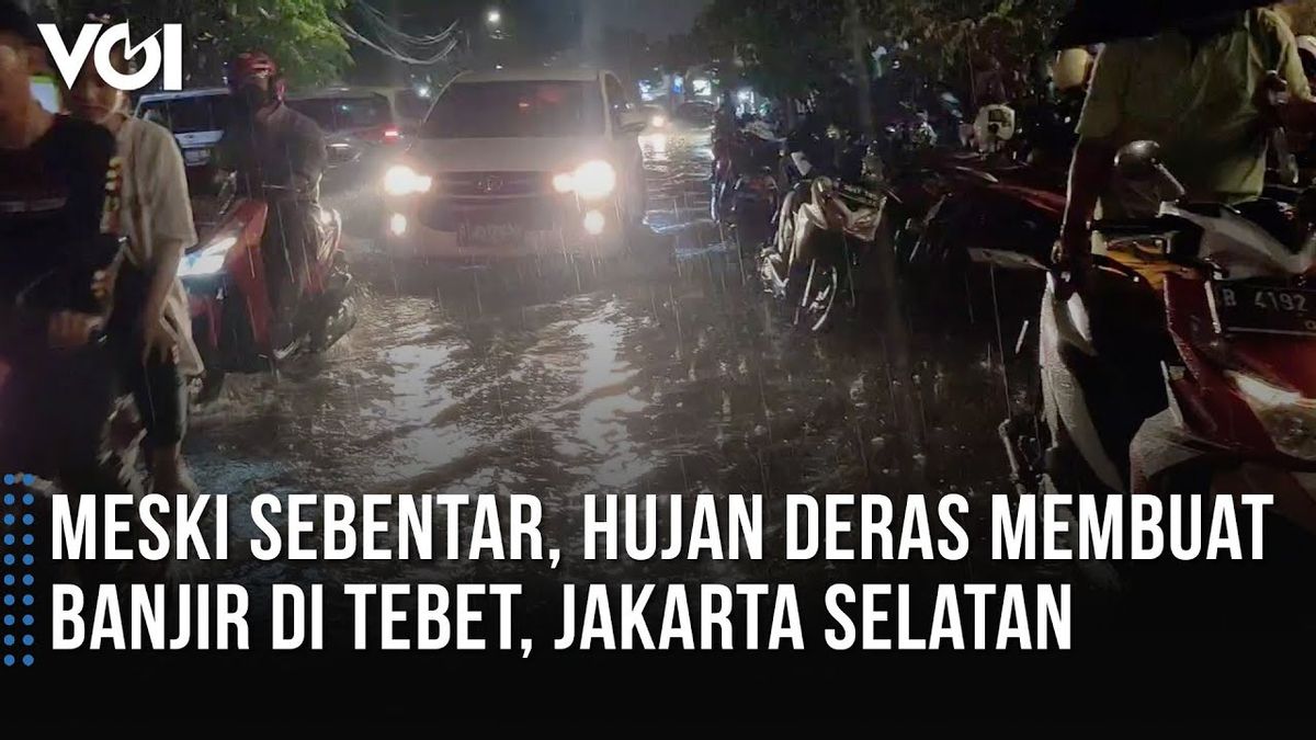 VIDEO: Bad Drainage, West Tebet Always Floods When It Rains