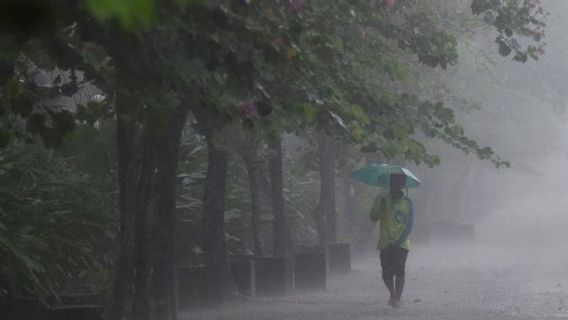 1月17日の天気、注意してください！水曜日の午後、南ジャカルタと西ジャカルタで雷雨