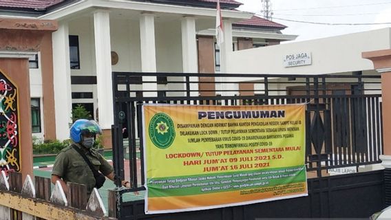 7 Pegawai Positif COVID-19 hingga Menular ke Anak-Istri, PN Sampit Tutup Sementara