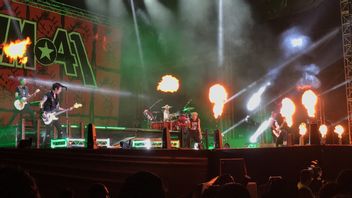 SUM 41 在告别音乐会上将皇后歌曲带入深紫