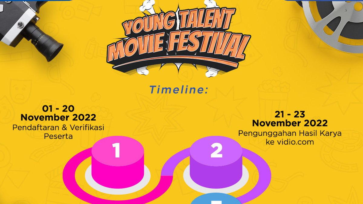 Pendaftaran Acara Young Talent Movie Festival Resmi Ditutup, Saatnya Verifikasi dan Pengunggahan Karya