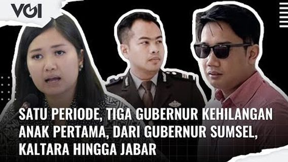 فيديو: ولاية واحدة، ثلاثة حكام يفقدون طفلهم الأول، من حاكم سومطرة الجنوبية، كالتارا إلى جاوة الغربية