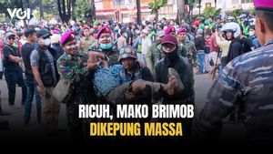Demo di Depan Mako Brimob Mulai Ricuh