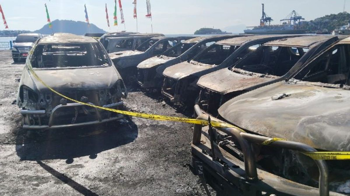 12 Vehicles Confiscated From Former Papuan DPRD Members Burned, Jayapura Police Conduct Investigation