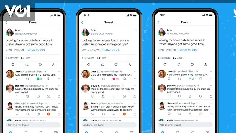 Twitter Uji Coba Fitur Upvote dan Downvote untuk Pengguna iOS