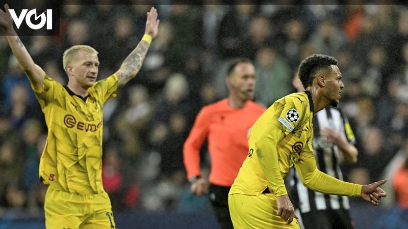 Borussia Dortmund Gives Newcastle United First Defeat In Champions League