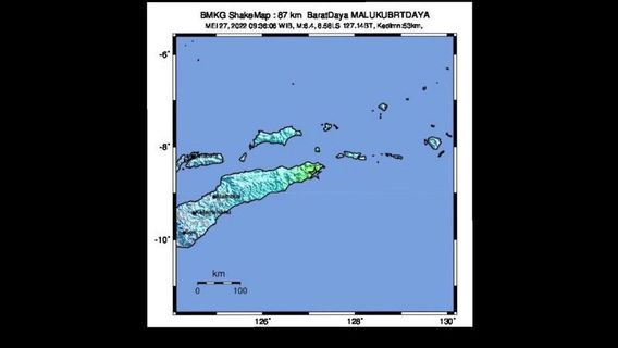 BMKG：马鲁古西南部地震因岩石变形而发生