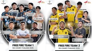 SEA Gamesタイ2025のフリーファイアチーム1と2の選手の完全なリスト