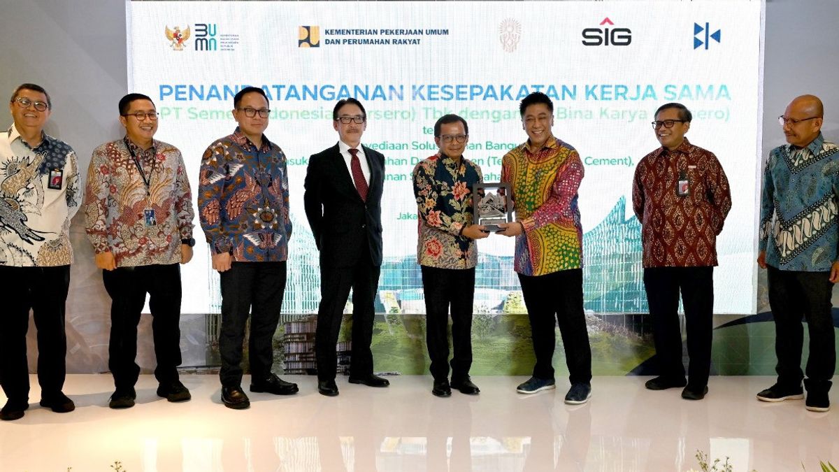 Supporting The First Sustainable City Development In Indonesia, GIS And Bina Karya Cooperation In Providing Green Cement For IKN Projects