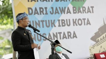 Dukung Pembangunan IKN, Ridwan Kamil Bawa Tanah dan Air dari 27 Kabupaten/Kota di Jawa Barat