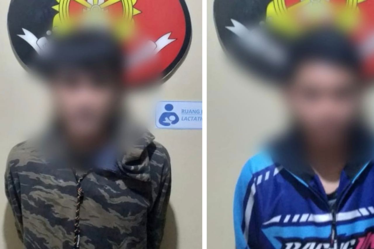 Police Arrest Two Motorcycle Thieves At Ramayana Parking Lot Serang City