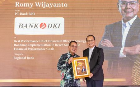 Direktur Keuangan & Strategi Bank DKI, Romy Wijayanto Raih Indonesia Best CFO Awards 2024