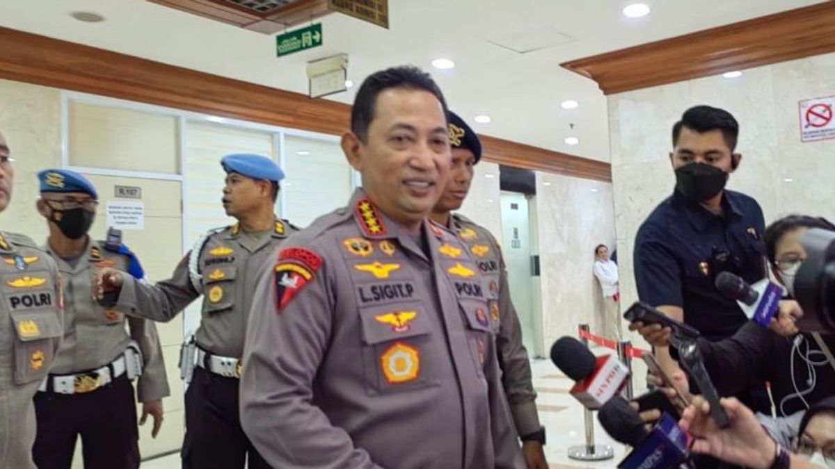 Joining Admiral Yudo Margono To The DPR, Chief Of Police: Evidence Of The TNI And Polri Solid