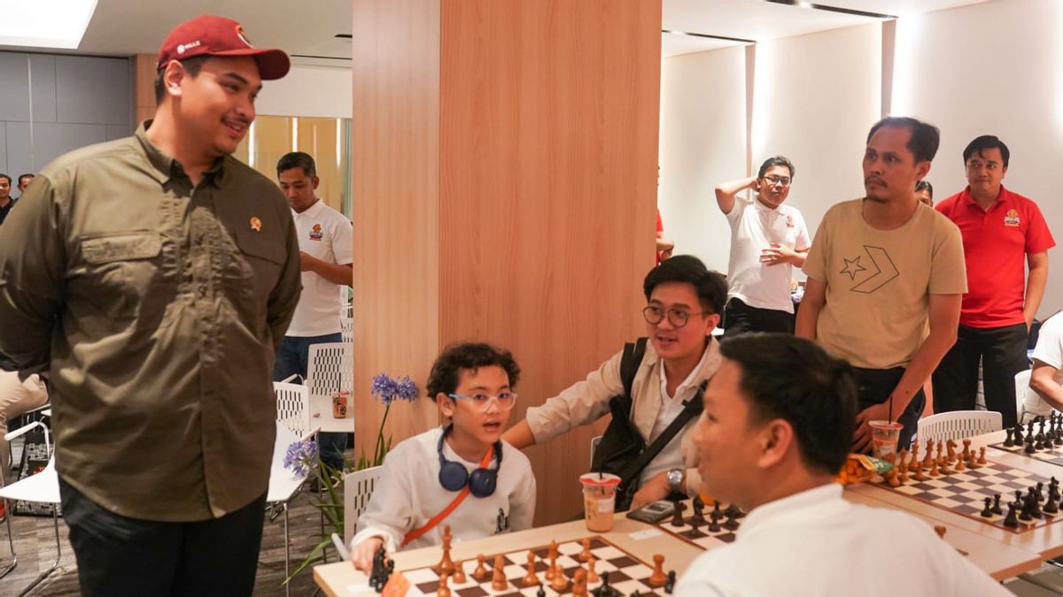 青年和体育部长迪托希望由孔丹举办的团队快速国际象棋锦标赛成为可持续计划
