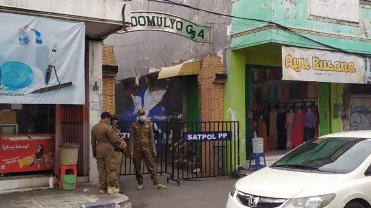 Lingkungan Sidomulyo Kota Mojokerto yang Dihuni 39 Warga Terpaksa Lockdown karena Jadi Klaster COVID-19