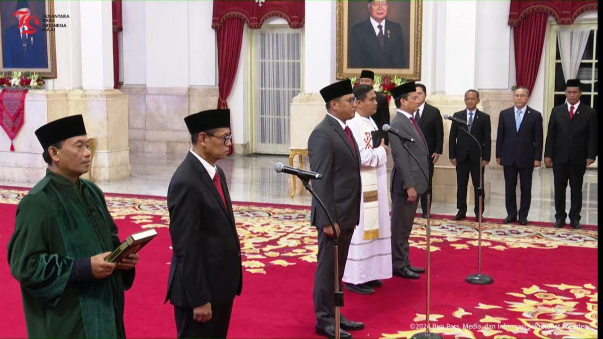 Jokowi Officially Inaugurates Three New Deputy Ministers Of The Advanced Indonesia Cabinet, There Are Thomas Djiwandono To Yuliot