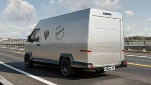 Rusia Luncurkan Van Listrik Baja Russo-Balt F200 dengan Gaya Tesla Cybertruck