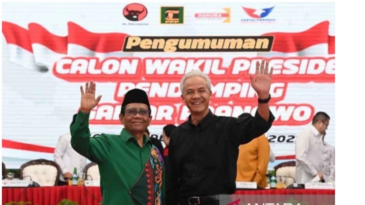 PDIP Tak Mau Pusing Soal Nomor Urut Ganjar-Mahfud di Pilpres: Hanya Tanda Administrasi