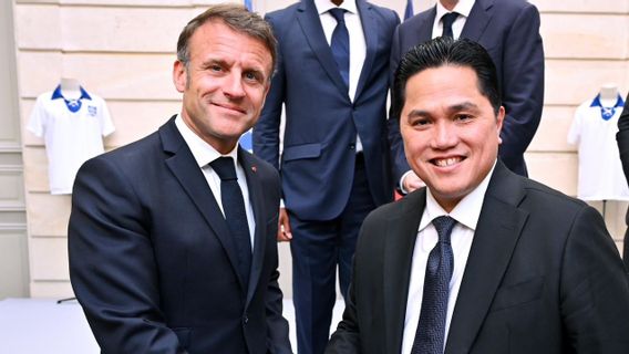 Terbang ke Paris, Erick Thohir Temui Presiden Prancis dan Presiden FIFA
