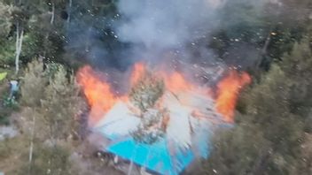 Rumah Dinas Anggota DPRD Intan Jaya Dibakar KKB