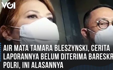 VIDEO: Mata Berkaca-kaca Tamara Bleszynski saat Laporan Penipuan Bisnis Ditolak Bareskrim