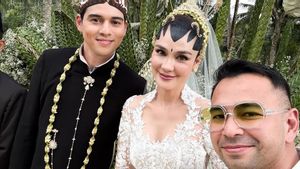 因此,Luna Maya和Maxim Bouttier的婚姻见证人,Raffi Ahmad Tak Kuat Tahan Haru