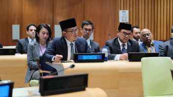 ar sur le soutien de l'Indonésie à l'UNRWA, le ministre des Affaires étrangères Sugiono : Pas le choix mais la nécessité