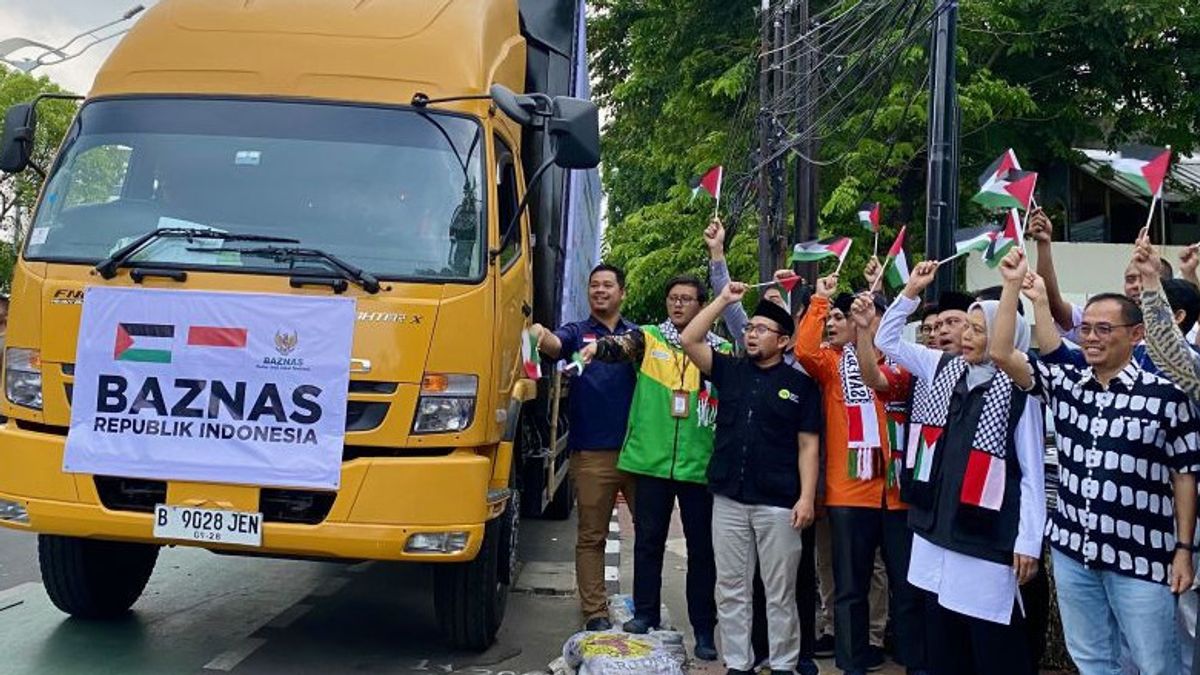 Baznas RI Kirimkan 21 Ton Bantuan Logistik ke Palestina