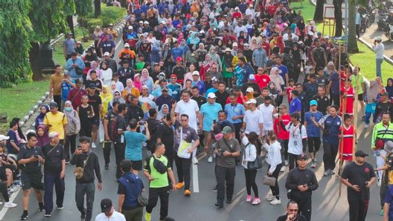Thousands Of Residents Crowded CFD Tegar Faith, Bogor Regency Government Prepares Routine Concepts Every Week