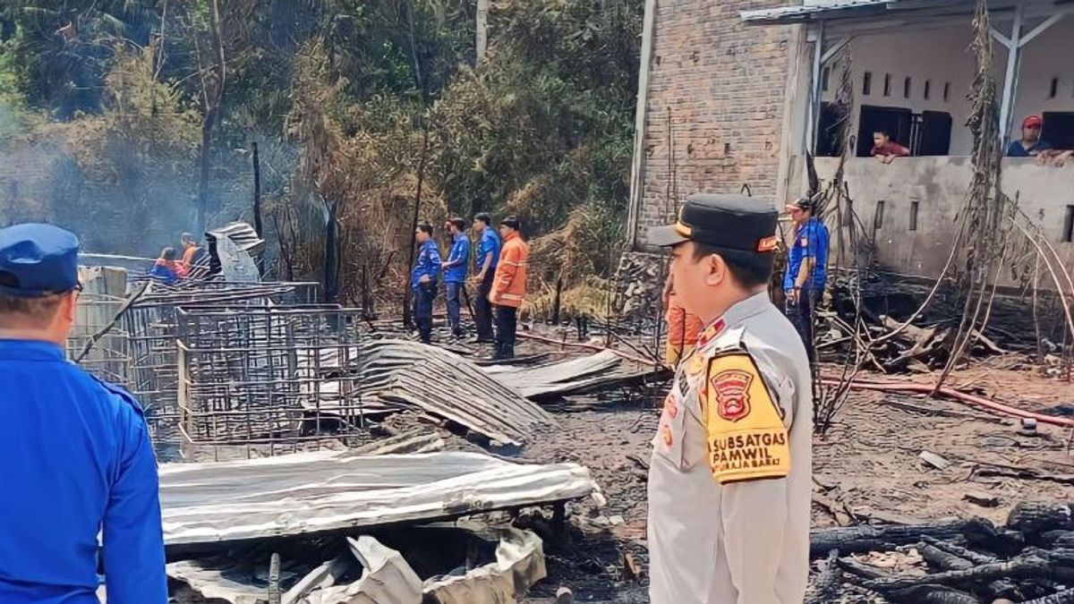 Fire At OKU South Sumatra Allegedly Illegal Fuel Warehouse, Caused By Electric Short Circuit