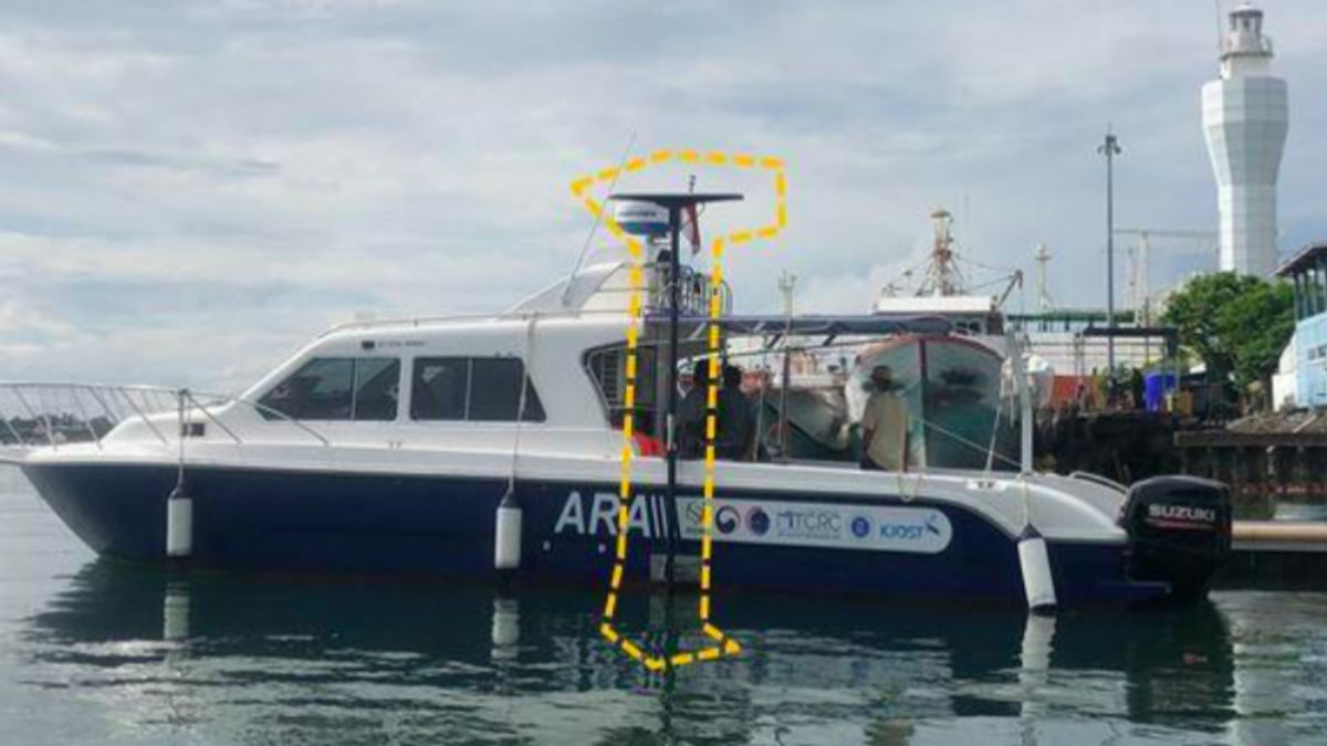 Ara Ship Operates, Corée Du Sud Aide à La Recherche De L’épave De Sriwijaya Air Plane