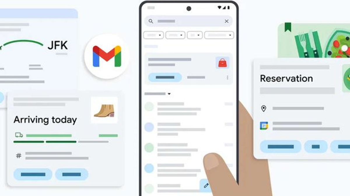 Gmail Permudah Pelacakan Paket dan Manajemen Reservasi