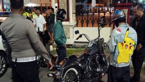 Polisi Amankan Puluhan Motor Knalpot Brong di Simpang Manahan Solo
