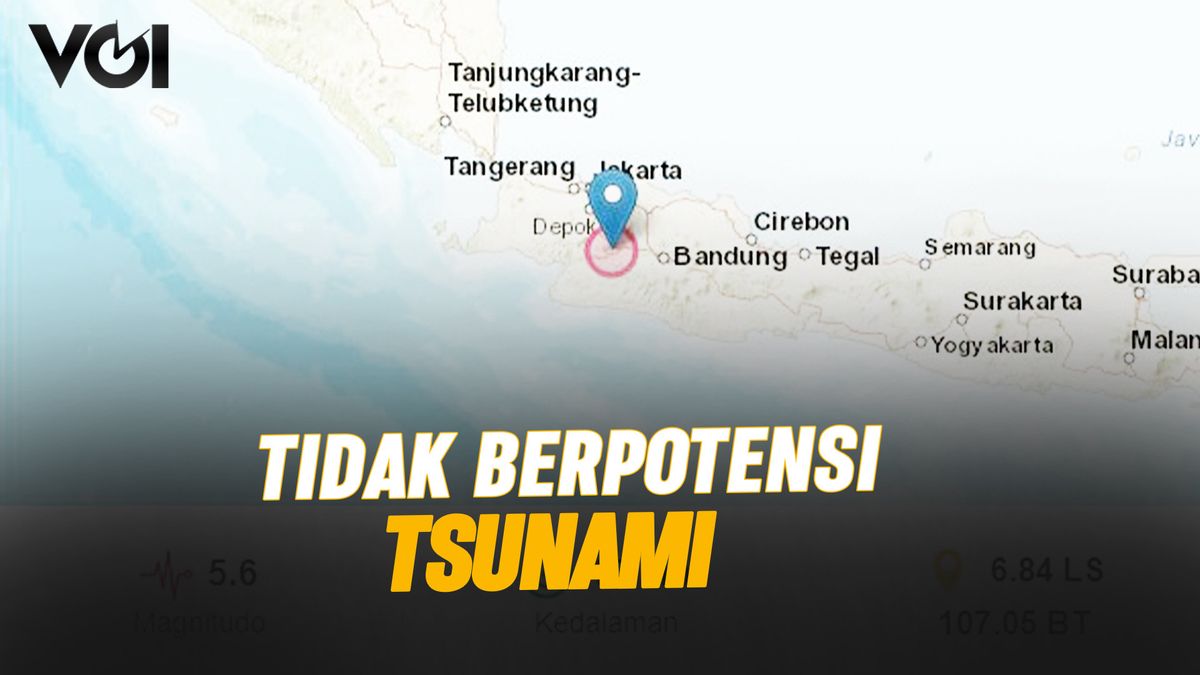 VIDEO: Earthquake Central In Cianjur, West Java, BMKG: No Tsunami Potential