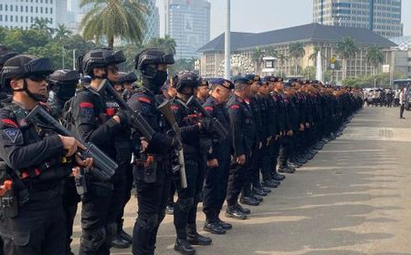 Aksi Reuni 411 di Depan Istana Negara Dijaga Ribuan Petugas Gabungan