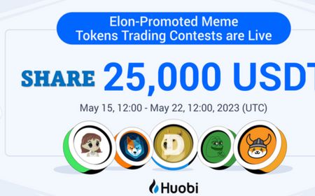 Huobi Gelar Kompetisi Trading Koin Meme Termasuk DOGE, PEPE, LADYS, FLOKI, dan AIDOGE