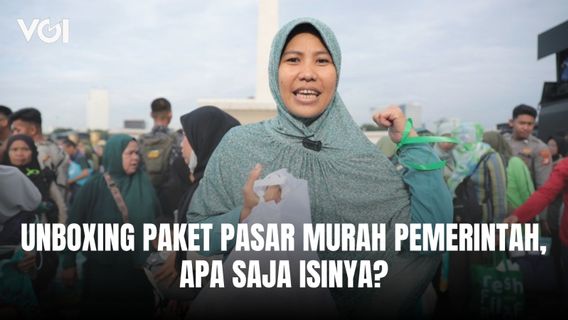 Unboxing Paket Pasar Murah Pemerintah, Apa Saja Isinya?