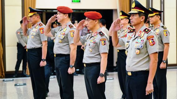 National Police Chief Sigit Inaugurates 13 Generals, Most Of The Heads Of BNN Provinces