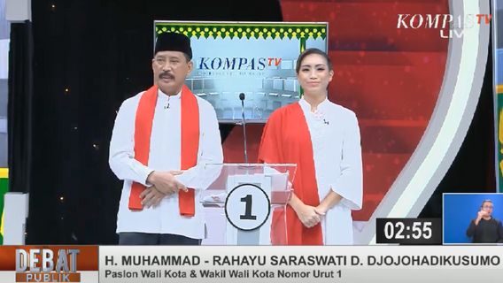 Debat Pilkada Tangsel: Muhamad-Saraswati Janjikan Tangsel Amanah-Happy, Soroti Ketimpangan Sosial