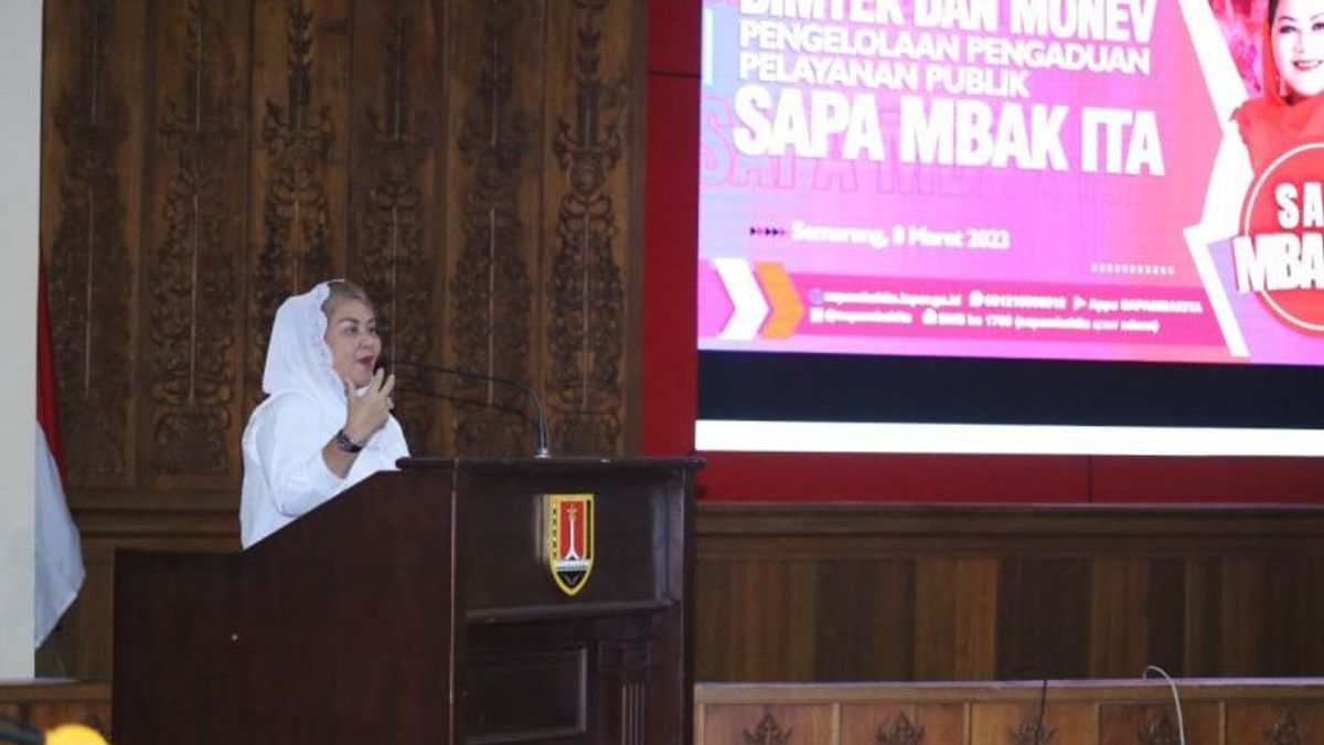 Semarang Mayor Asks "Sapa Mbak Ita" Channel Manager To Be Responsive