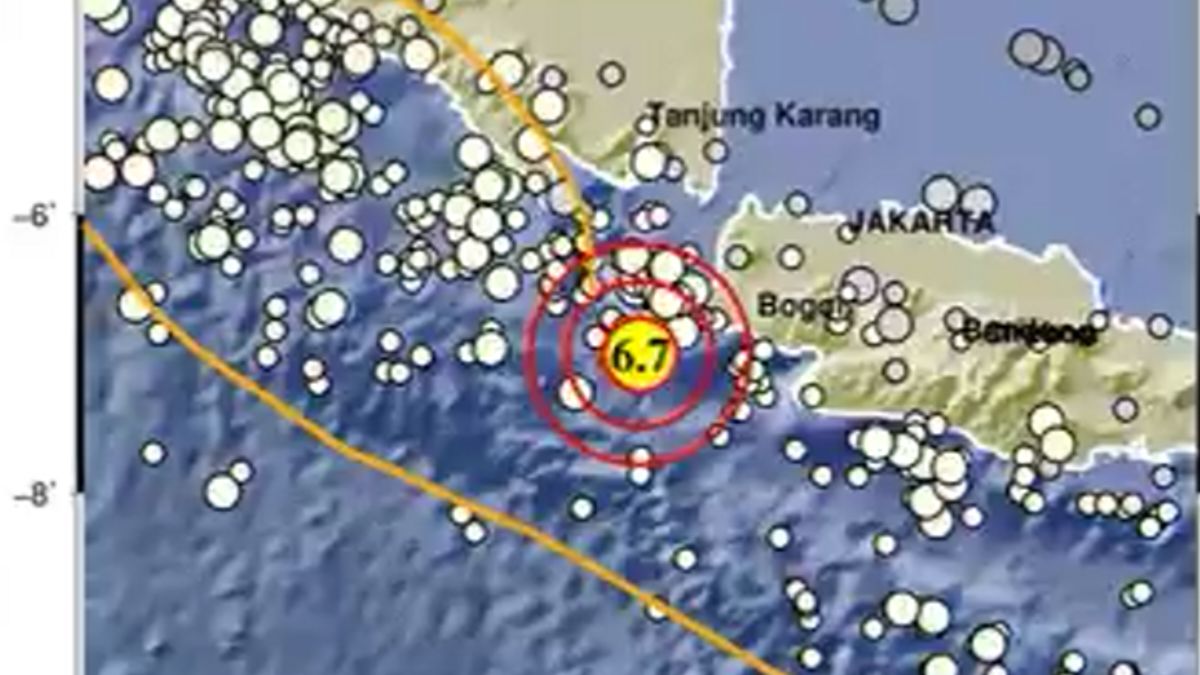 Gempa Banten Berkekuatan Magnitudo 6,7 Getarannya Terasa Hingga Bandung dan Cikarang