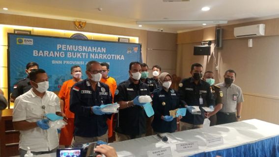 East Java BNN Destroys 3 Kg Of Drugs