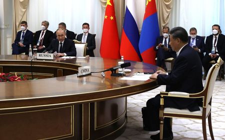 Bertemu Presiden Xi Jinping di Uzbekistan, Vladimir Putin Puji Posisi China Terkait Perang Rusia-Ukraina